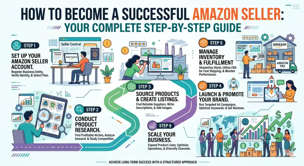 How to Become a Successful Amazon Seller: Your Complete Step-by-Step Guide